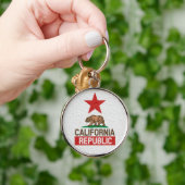 Natte Californische republiek Decor Sleutelhanger (Hand)