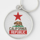 Natte Californische republiek Decor Sleutelhanger (Voorkant)