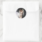 Natte Cupid (L'Amour Mouillé) Ronde Sticker (Tas)