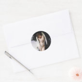 Natte Cupid (L'Amour Mouillé) Ronde Sticker (Envelop)