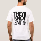 Natte Geld/Ze kennen T-shirt (Achterkant)