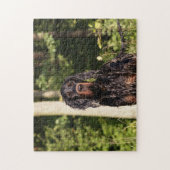 Natte Gordon Setter Puzzle Legpuzzel (Verticaal)