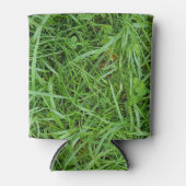 Natte groene gras Koelbox Blikjeskoeler (Voorkant)