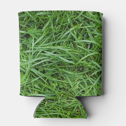 Natte groene gras Koelbox Blikjeskoeler (Achterkant)