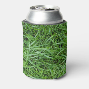 Natte groene gras Koelbox Blikjeskoeler