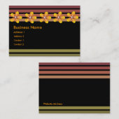 Natte grond ruikt mollige Visitekaartjes (Voorkant / Achterkant)