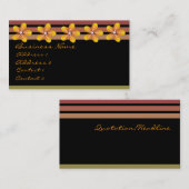 Natte grond ruikt Visitekaartjes (Voorkant / Achterkant)