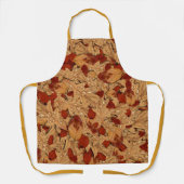 Natte herfstbladeren schort (Voorkant)