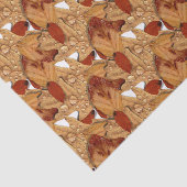 Natte herfstbladeren tissuepapier (Detail)