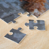 Natte hond met een Banaan Legpuzzel (Zijkant)