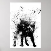 natte hond poster (Voorkant)