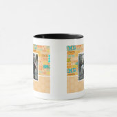 Natte kat en pistool mok (Midden)