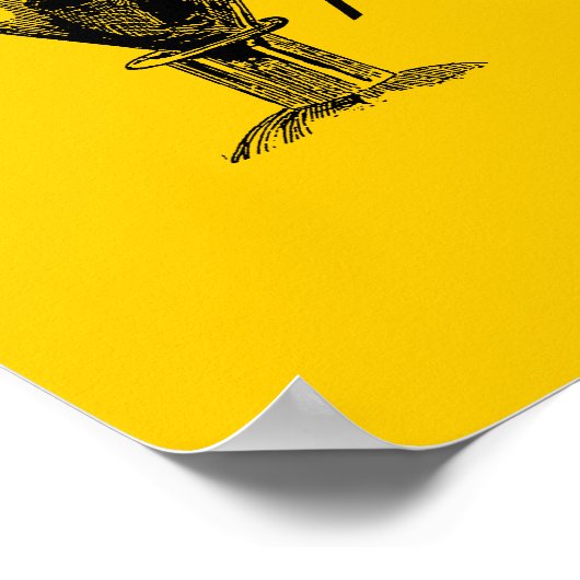 Natte Kat Poster (Hoek)