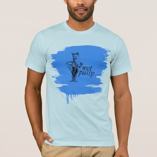 Natte Kat T-shirt (Voorkant)