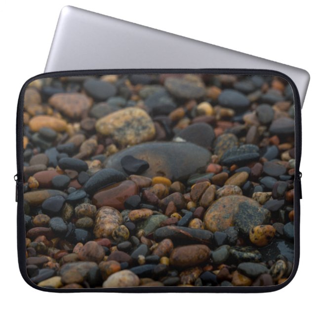 Natte kiebels laptop sleeve (Voorkant)