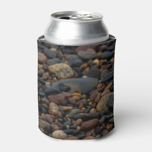Natte kiezels blikjeskoeler (Blikje Voorkant)