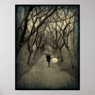 Natte loop poster