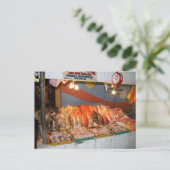 Natte markt briefkaart (Staand voorkant)