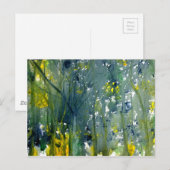 Natte natte Waterverf Briefkaart (Voorkant / Achterkant)