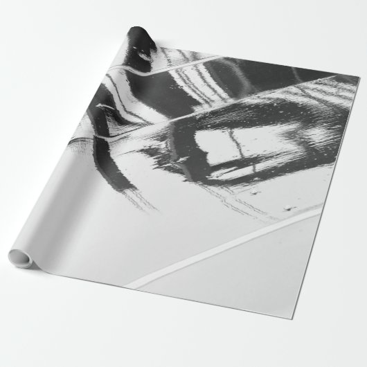Natte oppervlakte cadeaupapier (Uitgerold)