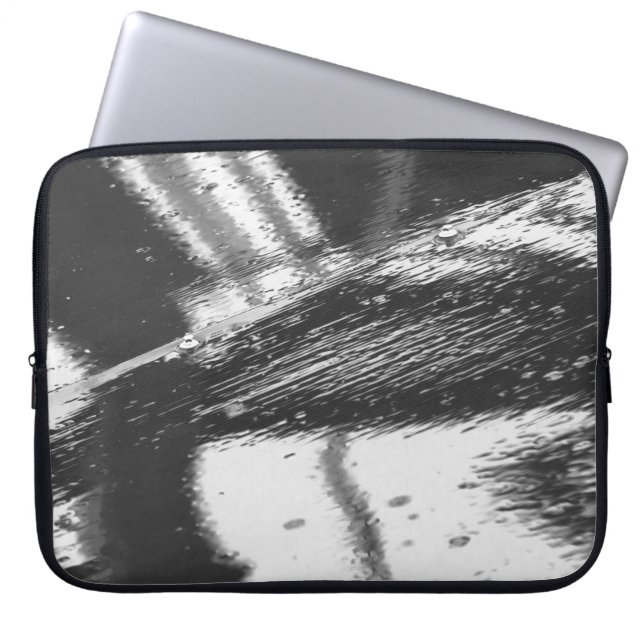 Natte oppervlakte laptop sleeve (Voorkant)