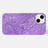 Natte Paarse Moderne Abstracte Case-Mate iPhone Case (Achterkant (horizontaal))