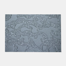 Natte plassen regen (regendruppels) deurmat