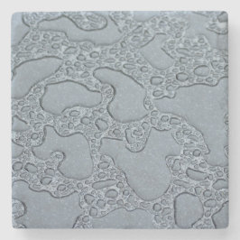 Natte plassen regen (regendruppels) stenen onderzetter