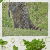 Natte Raccoon Kitchen Towel Theedoek (Gevouwen)