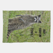 Natte Raccoon Kitchen Towel Theedoek (Horizontaal)