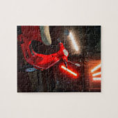 Natte Rode Bike Legpuzzel (Horizontaal)