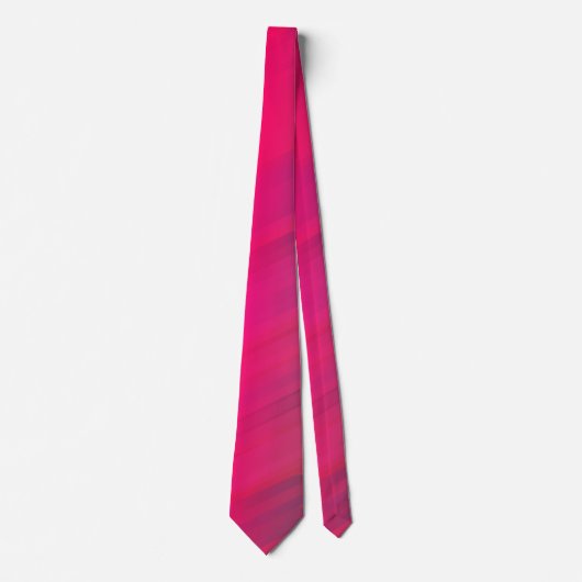 natte rode roze strepen stropdas (Voorkant)
