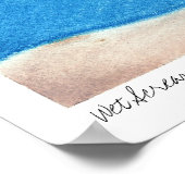 Natte screening door Lee Vandergrift Poster (Hoek)