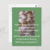 Natte stenen briefkaart (Voorkant / Achterkant)