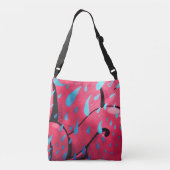 natte verf crossbody tas (Achterkant)