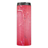 Natte verf druiproze artistiek thermosbeker (Achterkant)