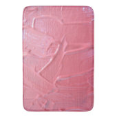 Natte verf druipt roze textuur badmat (Voorkant Verticaal)