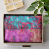 Natte verf kleurrijk abstract kunstpalet tissuepapier (Geschenk)