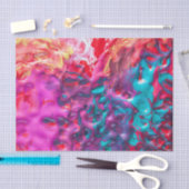 Natte verf kleurrijk abstract kunstpalet tissuepapier (Craft)