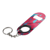 natte verf mini flessenopener (Voorkant Gekanteld)