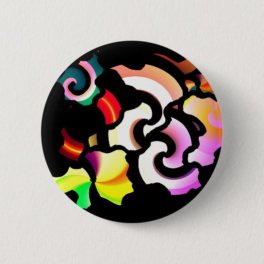 Natte verf ronde button 5,7 cm (Voorkant)