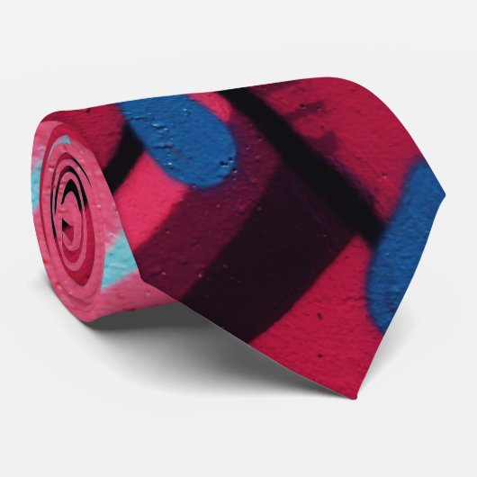 natte verf stropdas (Opgerold)