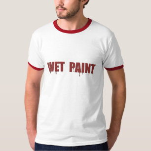 Natte verf t-shirt