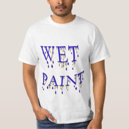 Natte verf t-shirt