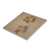 Natte verfdrukken tegeltje (Zijkant)