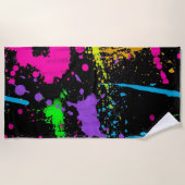 Natte verfklep Verfklep Kleurstofdoorlatend gedeel Strandlaken (Voorkant)