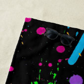 Natte verfklep Verfklep Kleurstofdoorlatend gedeel Strandlaken (In situ)