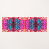 Natte verfkleurig abstract kunstpalet modern yogamat (Voorkant (horizontaal))