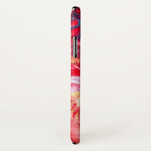 Natte verfkleurige abstracte kunstpaletdraai Case-Mate iPhone case (Achterkant / rechts)