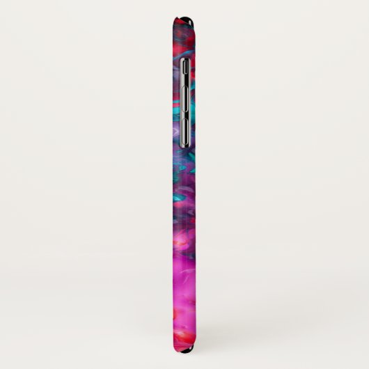 Natte verfkleurige abstracte kunstpaletdraai Case-Mate iPhone case (Achterkant/links)